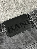 Jean baggy rare Karl Kani Y2K Streetwear « Noir » imprimé (32/42/M)
