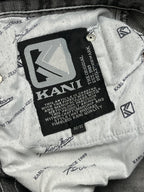 Jean baggy rare Karl Kani Y2K Streetwear « Noir » imprimé (32/42/M)