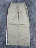 Pantalón de chándal Nike vintage años 2000 "Beige/Blanco/Rojo" (S)