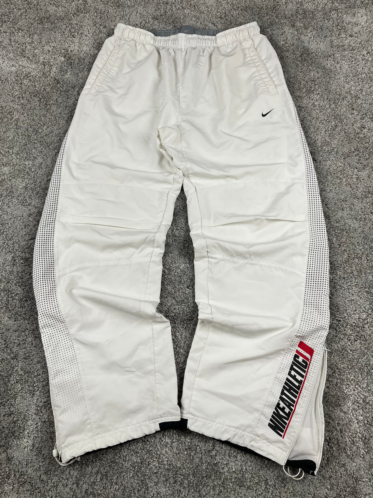 Nike Trackpant Rare Vintage 2000s "White" (XL)