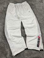 Pantalon de jogging Nike vintage rare des années 2000 "Blanc" (XL)