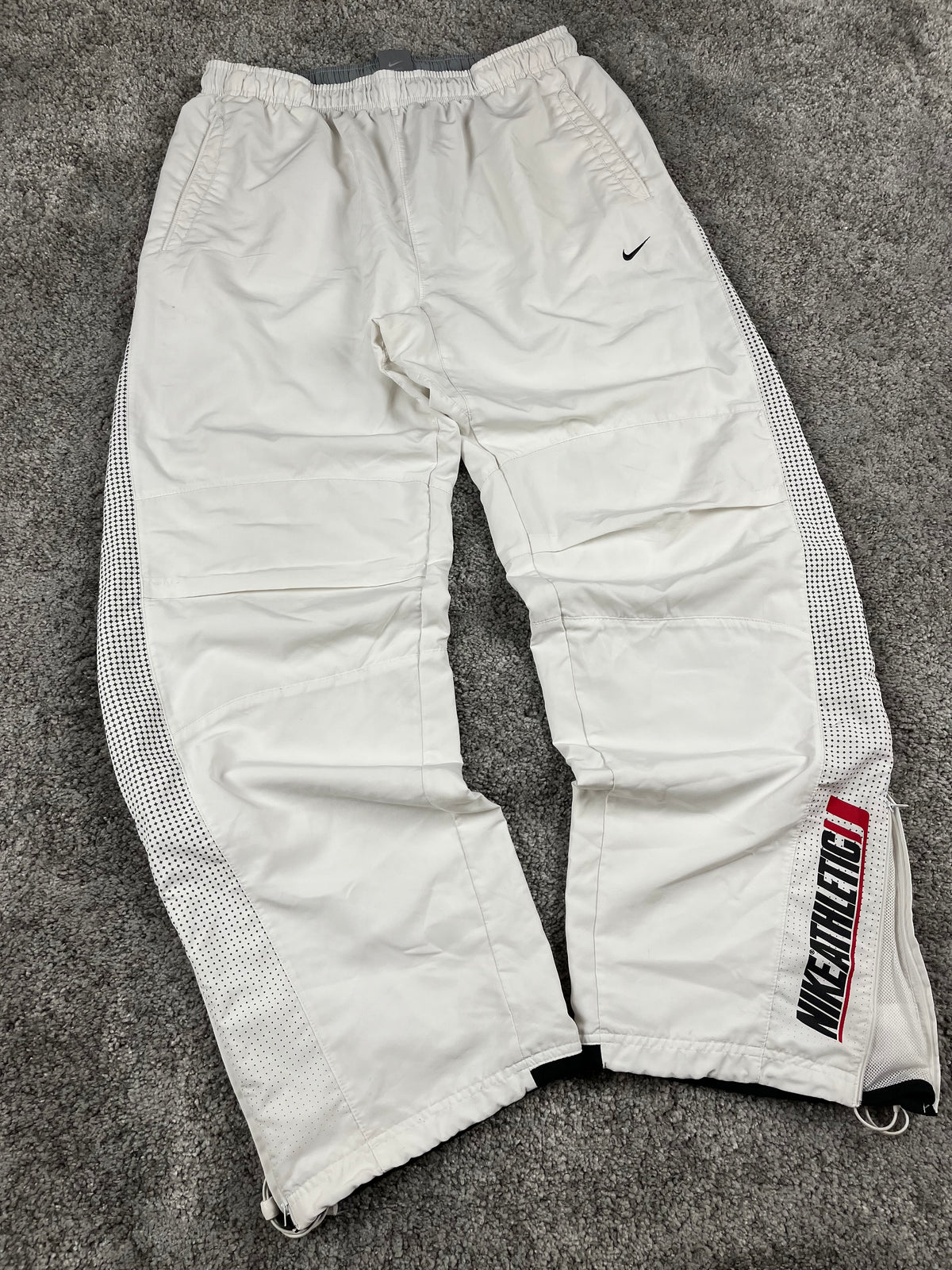 Nike Trackpant Rare Vintage 2000s "White" (XL)