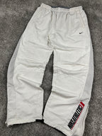 Pantalon de jogging Nike vintage rare des années 2000 "Blanc" (XL)