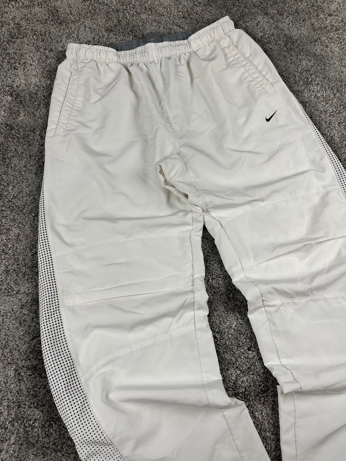 Nike Trackpant Rare Vintage 2000s "White" (XL)