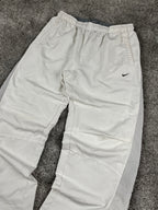 Pantalon de jogging Nike vintage rare des années 2000 "Blanc" (XL)
