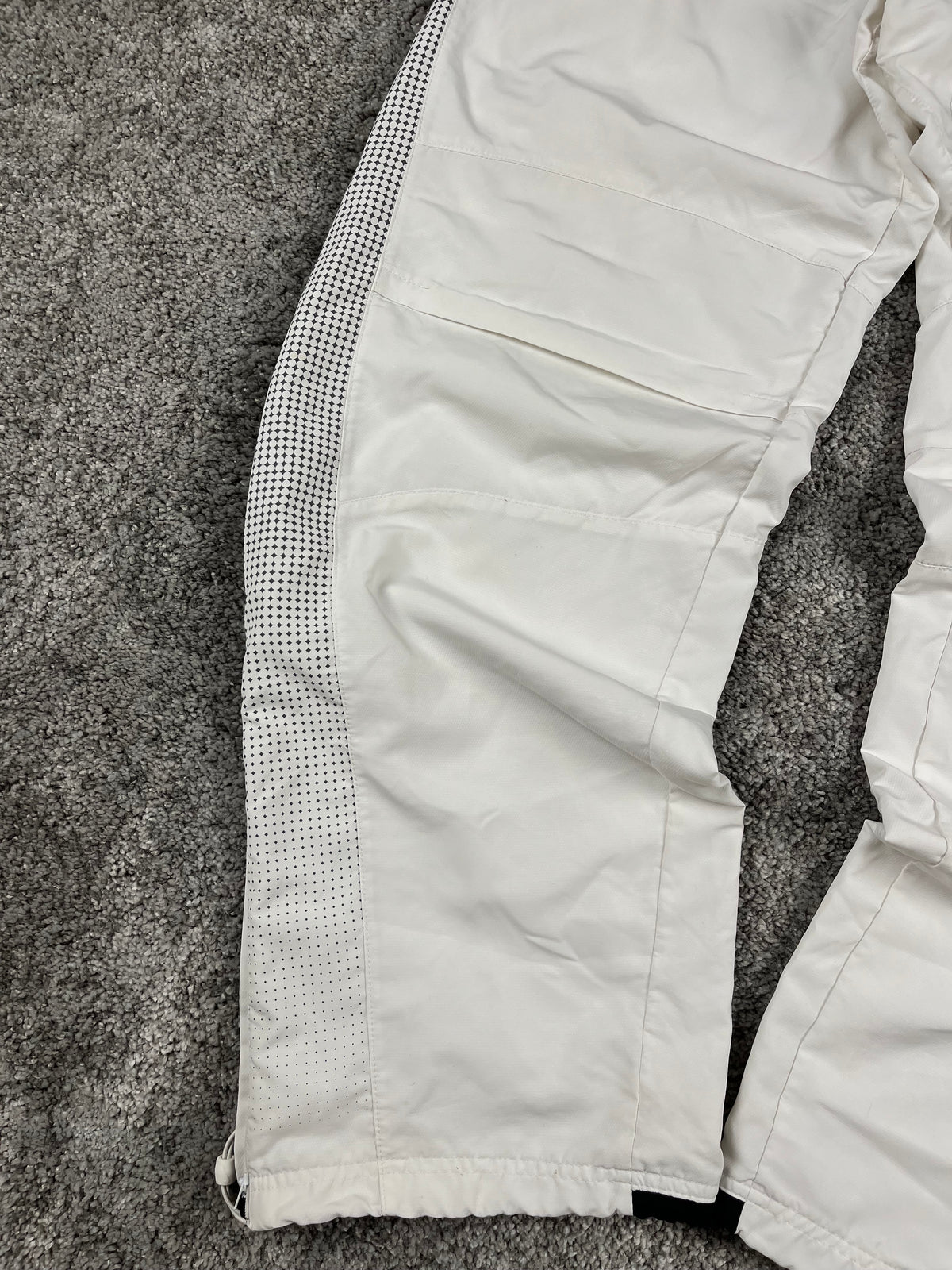 Pantalon de jogging Nike vintage rare des années 2000 "Blanc" (XL)