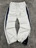 Pantalon de survêtement Nike vintage rare années 2000 "Blanc/Marine" (M)