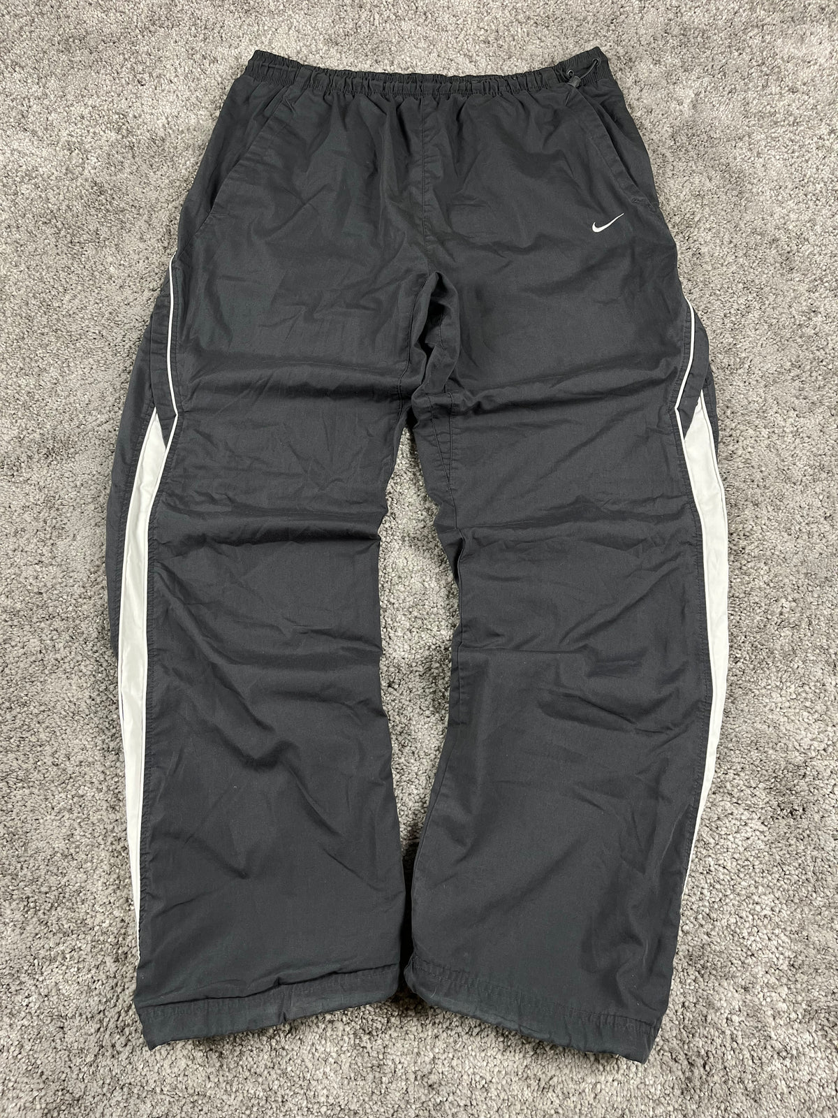 Pantalón de chándal Nike vintage años 2000 "Gris/Azul" (L)