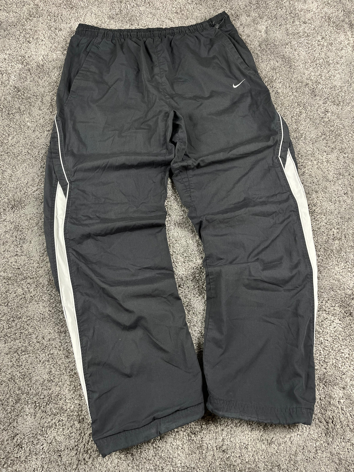 Pantalón de chándal Nike vintage años 2000 "Gris/Azul" (L)