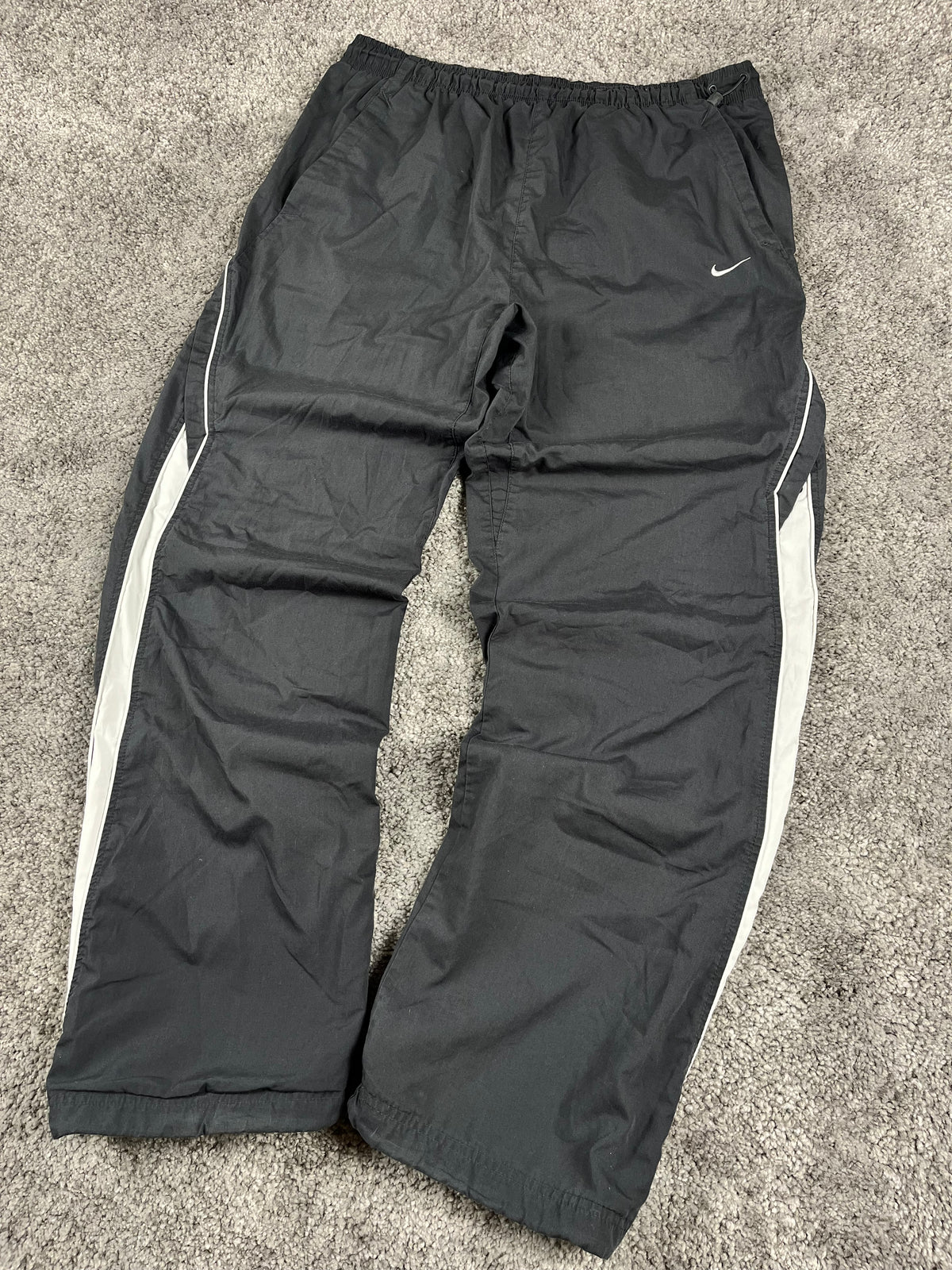 Pantalón de chándal Nike vintage años 2000 "Gris/Azul" (L)