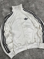 Adidas 3 Stripes TrackJacket Vintage 2000s "White/Black" (S)