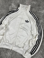 Adidas 3 Stripes TrackJacket Vintage 2000s "White/Black" (S)