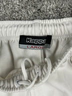 Pantalón de chándal Kappa Vintage años 2000 "Blanco" (L)
