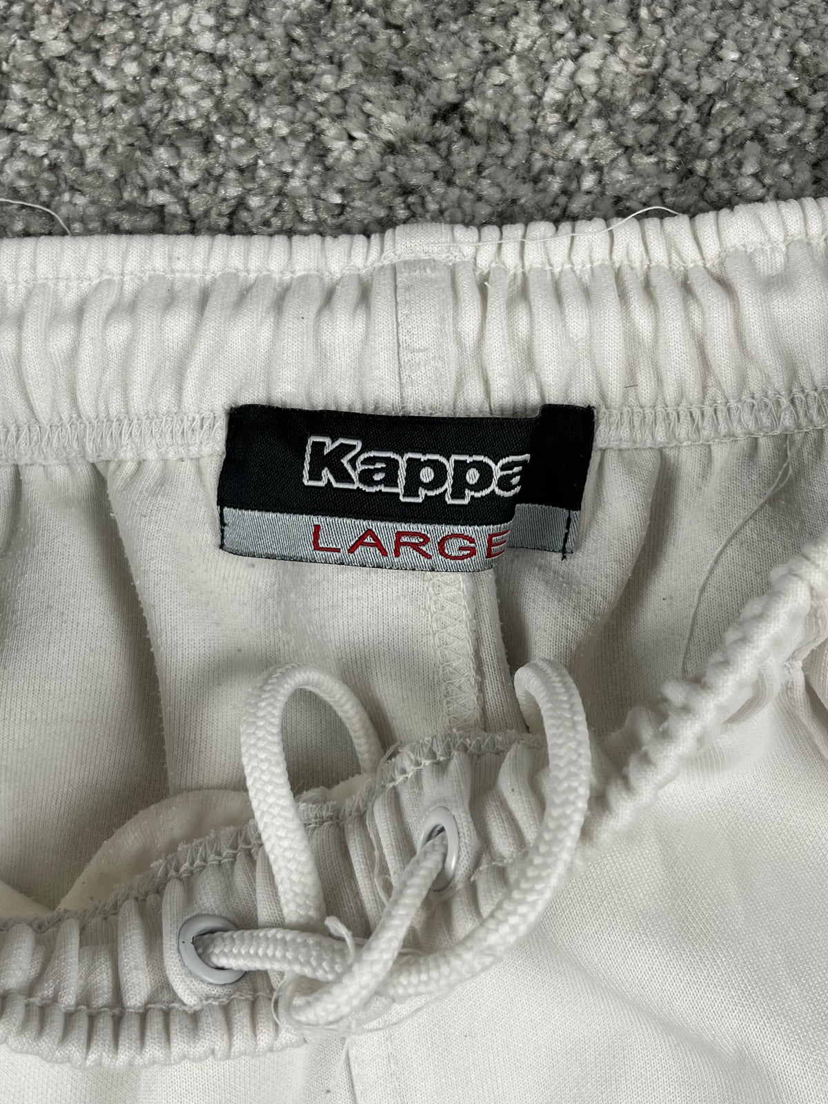 Pantalón de chándal Kappa Vintage años 2000 "Blanco" (L)