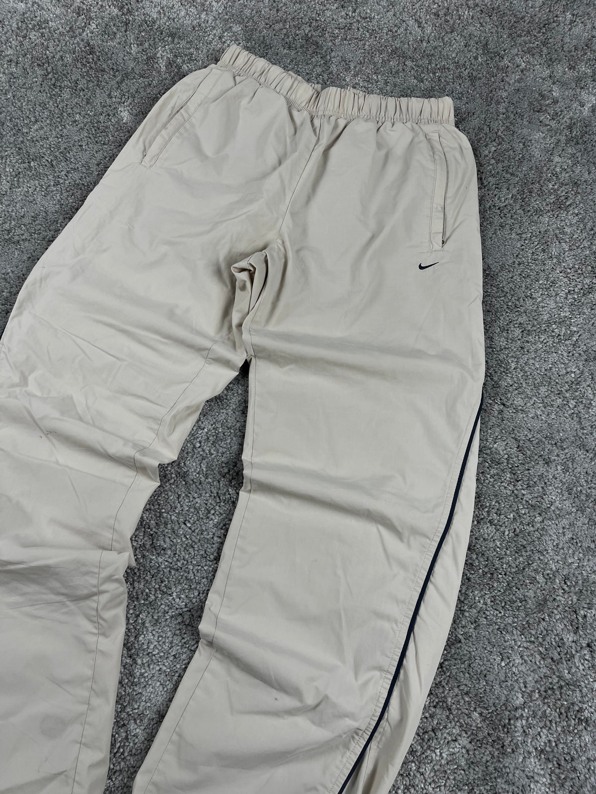 Pantalon de jogging Nike vintage des années 2000 "Beige/Marine" (S)