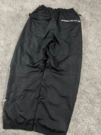 Pantalón de chándal Nike vintage poco común de los años 2000 "Negro/Rojo" (L)