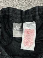 Pantalón de chándal Nike vintage poco común de los años 2000 "Negro/Rojo" (L)