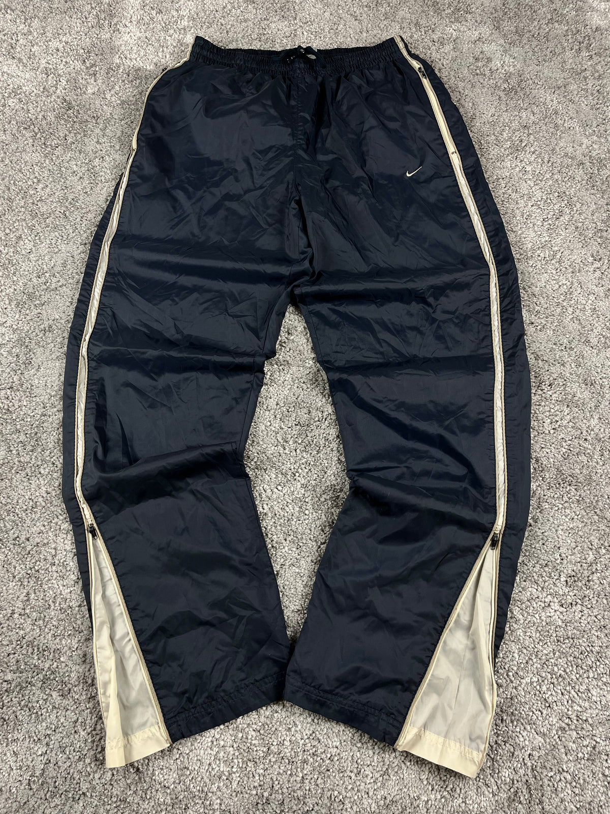 Nike Trackpant Vintage 2000s "Navy/Beig" (S)