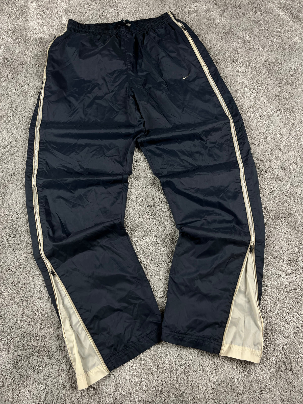 Nike Trackpant Vintage 2000s "Navy/Beig" (S)