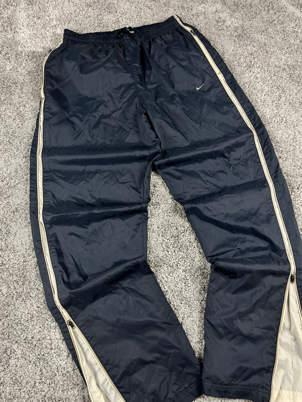 Nike Trackpant Vintage 2000s "Navy/Beig" (S)