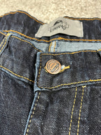 Vaqueros Baggy Urban Loops estilo Y2K Streetwear "Denim" estampado de tigre (L)