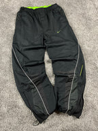 Pantalon de survêtement Nike Shox vintage des années 2000 « Noir/Vert » (S)