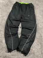 Pantalon de survêtement Nike Shox vintage des années 2000 « Noir/Vert » (S)