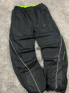Pantalon de survêtement Nike Shox vintage des années 2000 « Noir/Vert » (S)