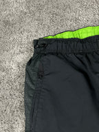 Pantalon de survêtement Nike Shox vintage des années 2000 « Noir/Vert » (S)
