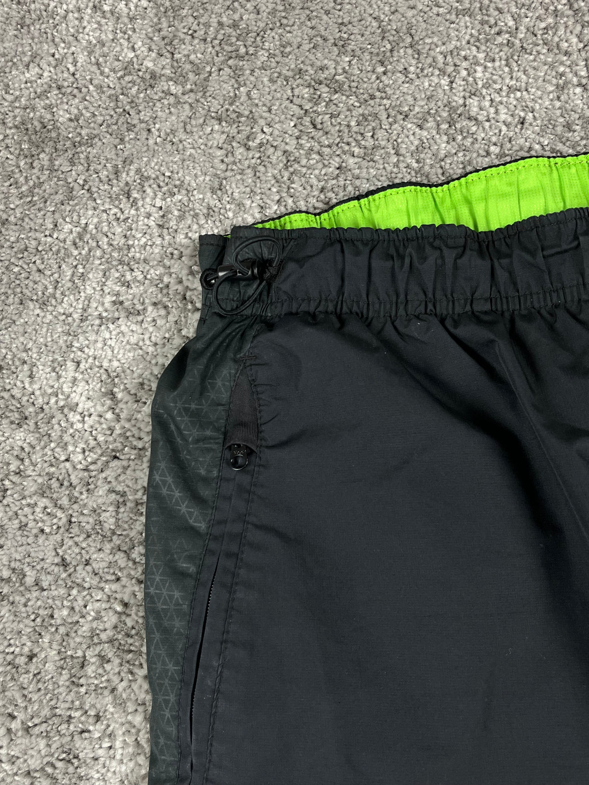 Pantalon de survêtement Nike Shox vintage des années 2000 « Noir/Vert » (S)