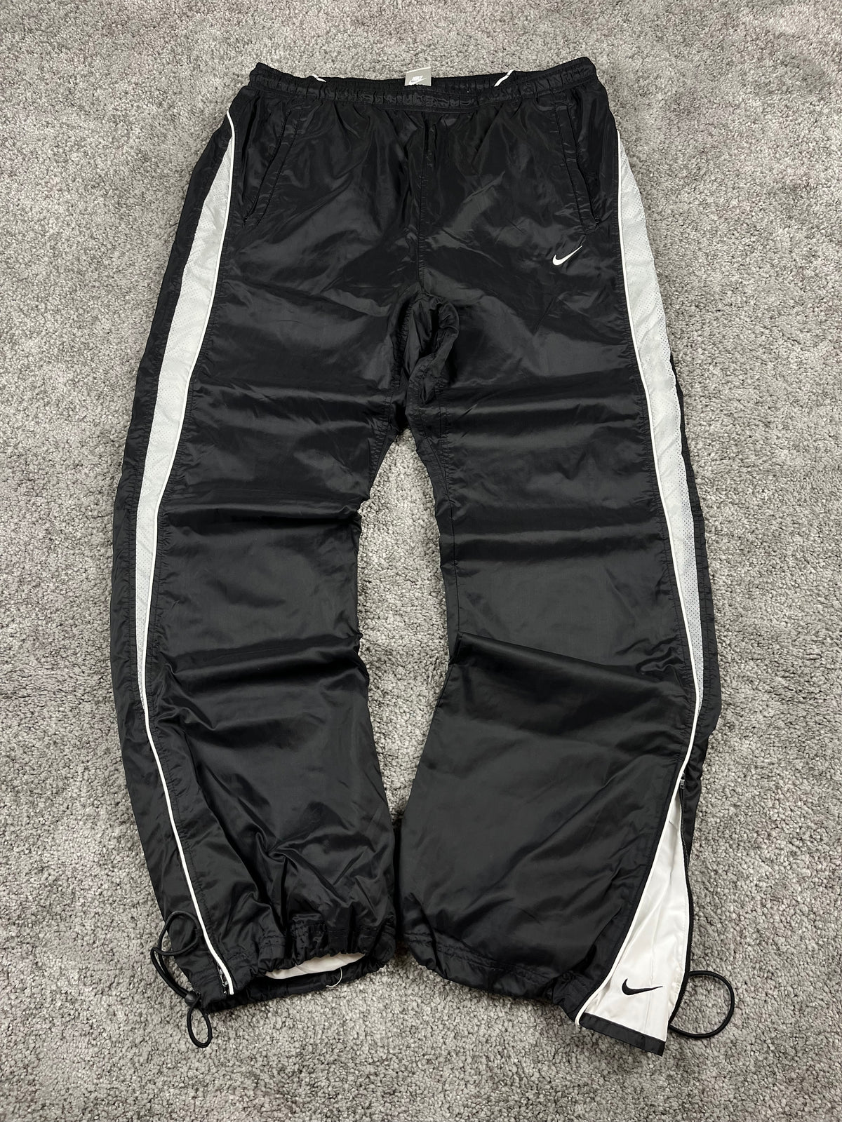 Pantalón de chándal Nike vintage años 2000 "Negro/Gris" (XL)