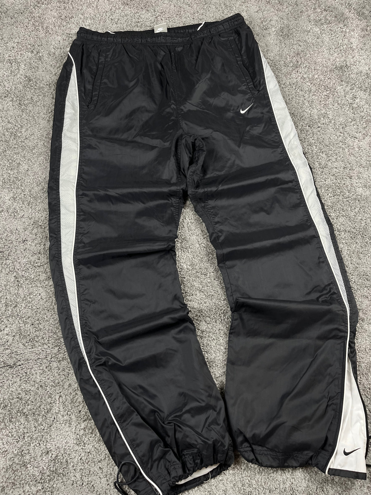 Pantalón de chándal Nike vintage años 2000 "Negro/Gris" (XL)