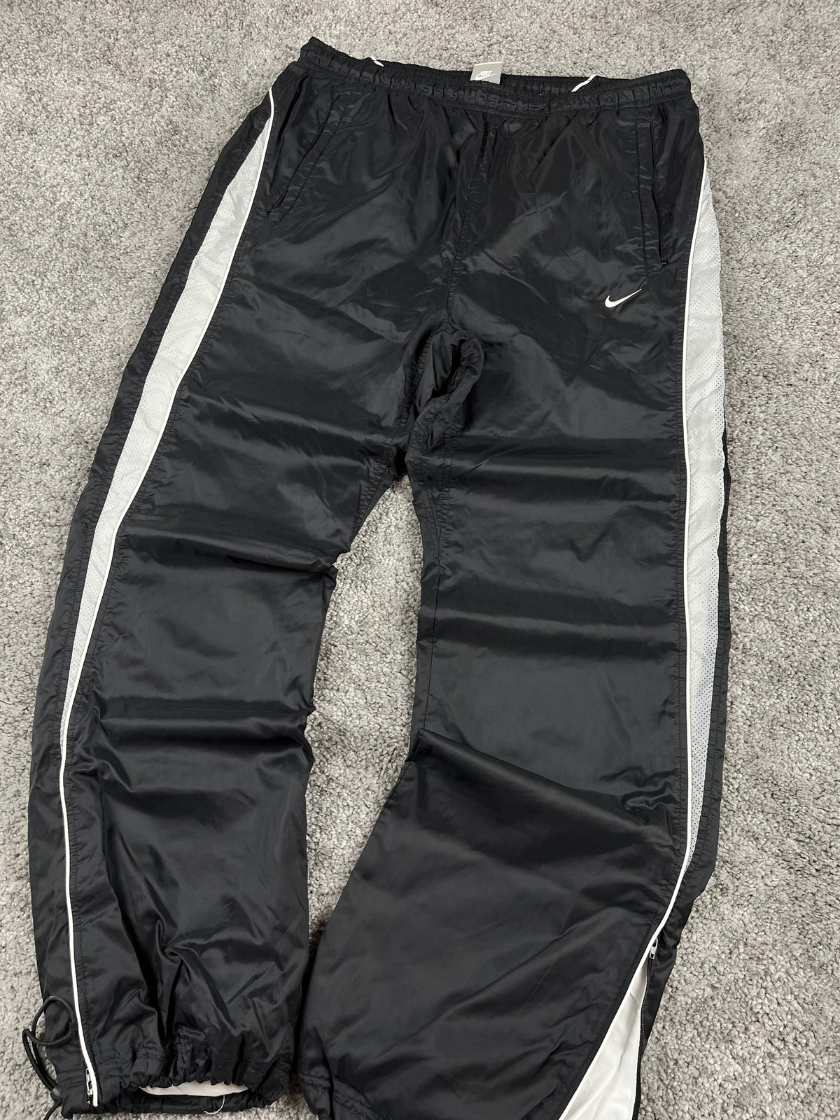 Pantalón de chándal Nike vintage años 2000 "Negro/Gris" (XL)