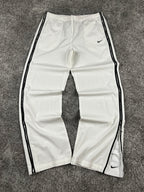 Nike Trackpant Vintage 2000s "White/Black" (S)
