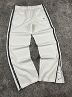 Nike Trackpant Vintage 2000s "White/Black" (S)