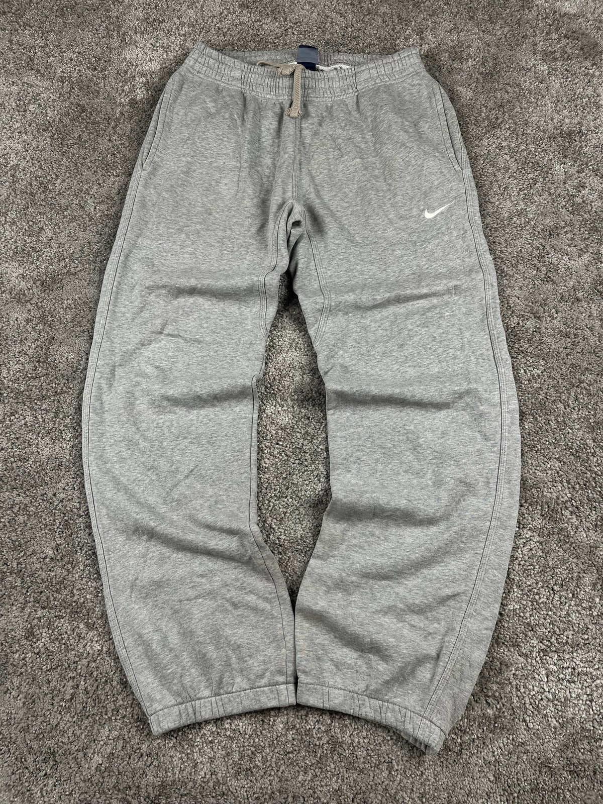 Pantalón de chándal Nike vintage años 2000 "Gris/Blanco" (M)