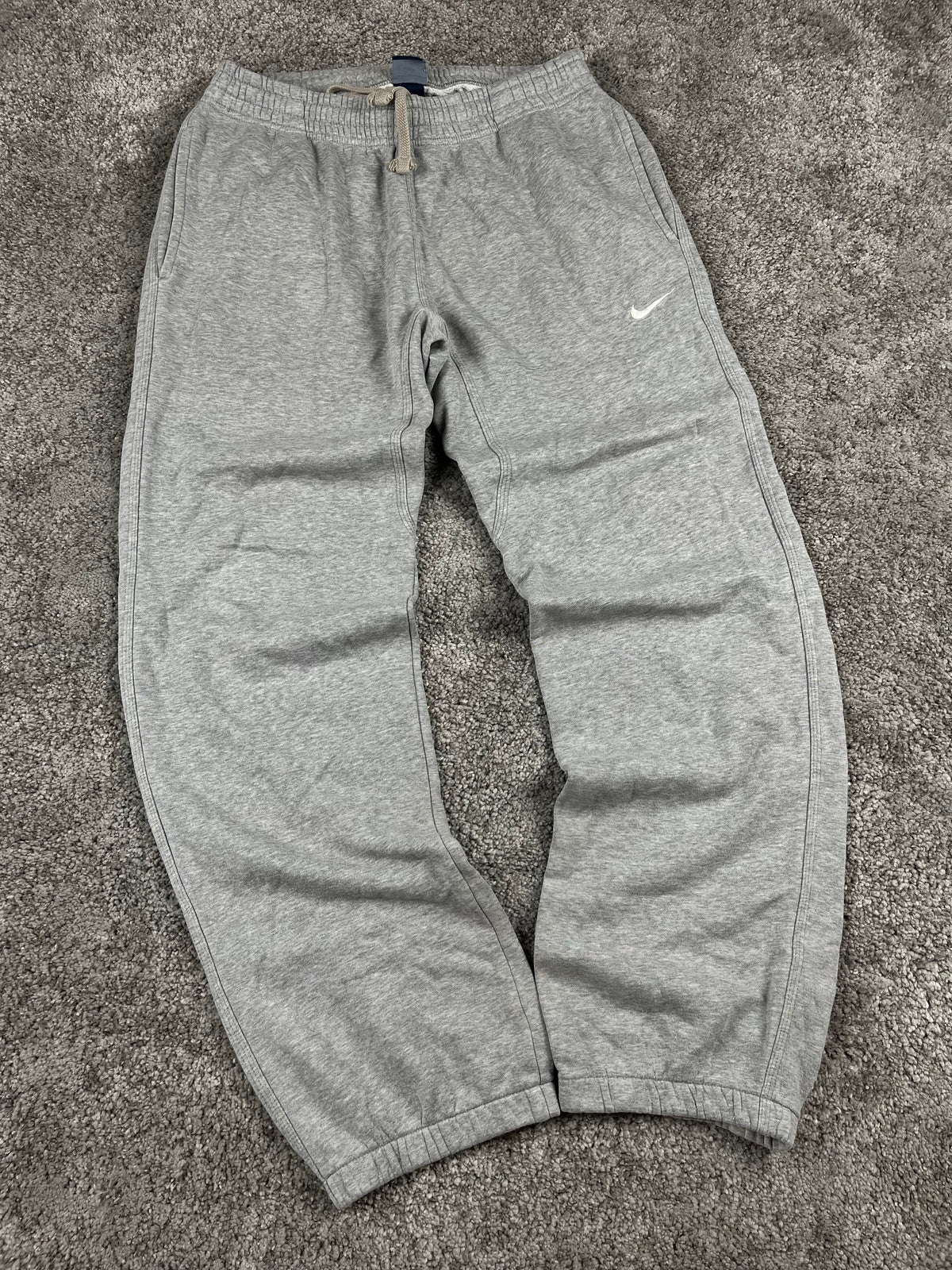 Pantalón de chándal Nike vintage años 2000 "Gris/Blanco" (M)