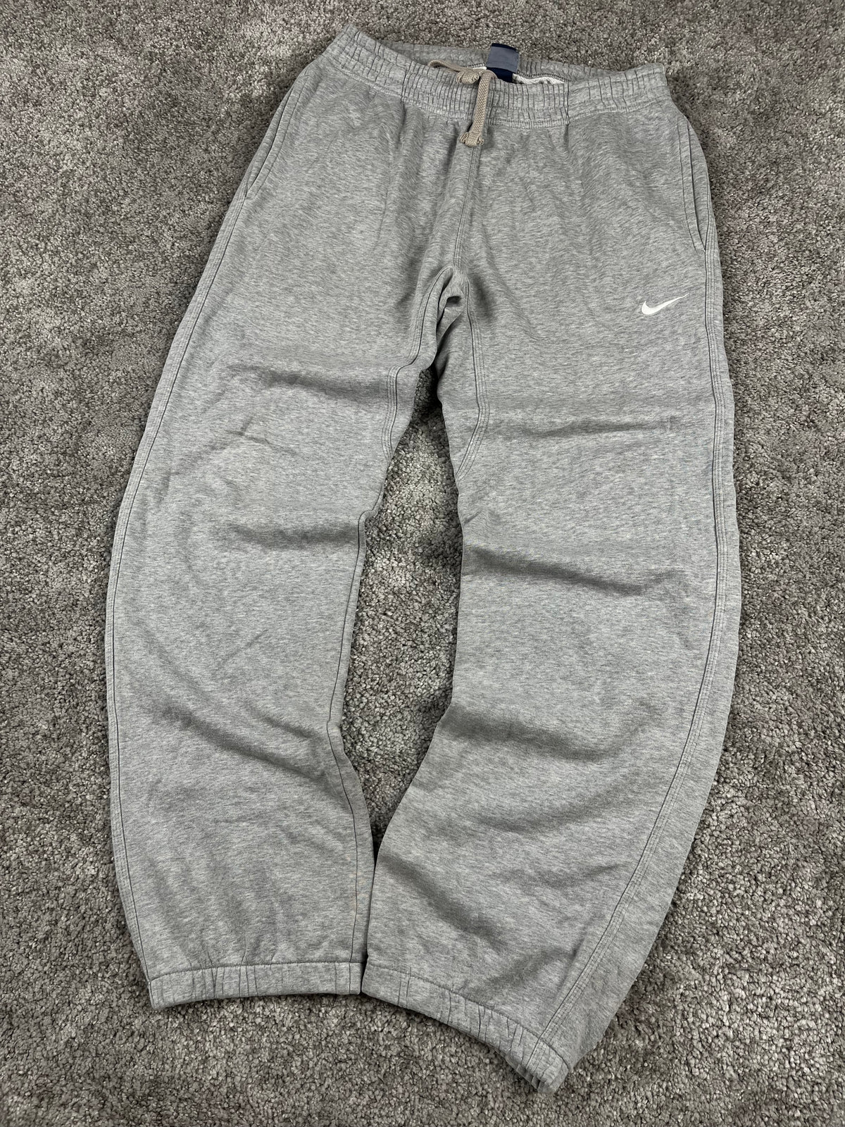 Pantalón de chándal Nike vintage años 2000 "Gris/Blanco" (M)