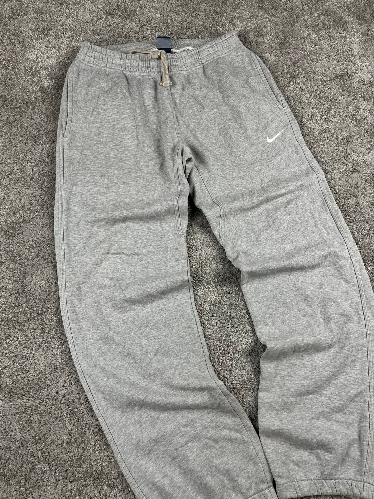 Pantalón de chándal Nike vintage años 2000 "Gris/Blanco" (M)