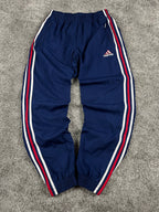 Pantalon de survêtement Adidas vintage années 2000 "Bleu marine/Rouge/Blanc" (M)
