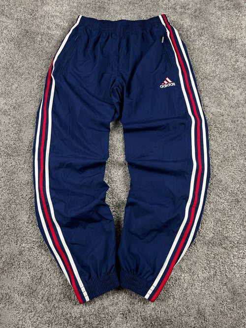 Pantalón de chándal Adidas vintage años 2000 "Azul marino/Rojo/Blanco" (M)