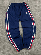 Pantalon de survêtement Adidas vintage années 2000 "Bleu marine/Rouge/Blanc" (M)