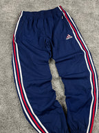 Pantalon de survêtement Adidas vintage années 2000 "Bleu marine/Rouge/Blanc" (M)
