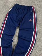 Pantalon de survêtement Adidas vintage années 2000 "Bleu marine/Rouge/Blanc" (M)