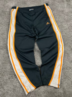 Pantalón deportivo Adidas Basketball vintage años 2000 "Gris/Blanco/Naranja" (M/L)