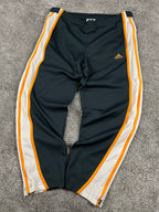 Pantalón deportivo Adidas Basketball vintage años 2000 "Gris/Blanco/Naranja" (M/L)