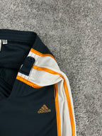 Pantalón deportivo Adidas Basketball vintage años 2000 "Gris/Blanco/Naranja" (M/L)