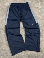 Pantalón de chándal Nike vintage años 2000 "Azul marino/Gris" (XL)