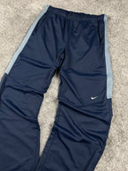 Pantalón de chándal Nike vintage años 2000 "Azul marino/Gris" (XL)