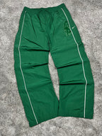 Pantalon de jogging Nike vintage des années 2000 "Vert/Blanc" (L)